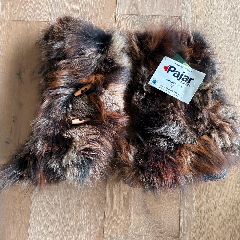 Pajar Multicolor Faux Fur Boot Covers